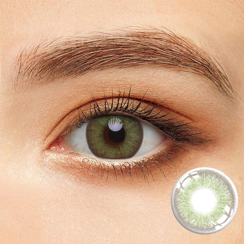 14mm Non Prescription Realistic Natural Color Contact Lens For Dark Eyes