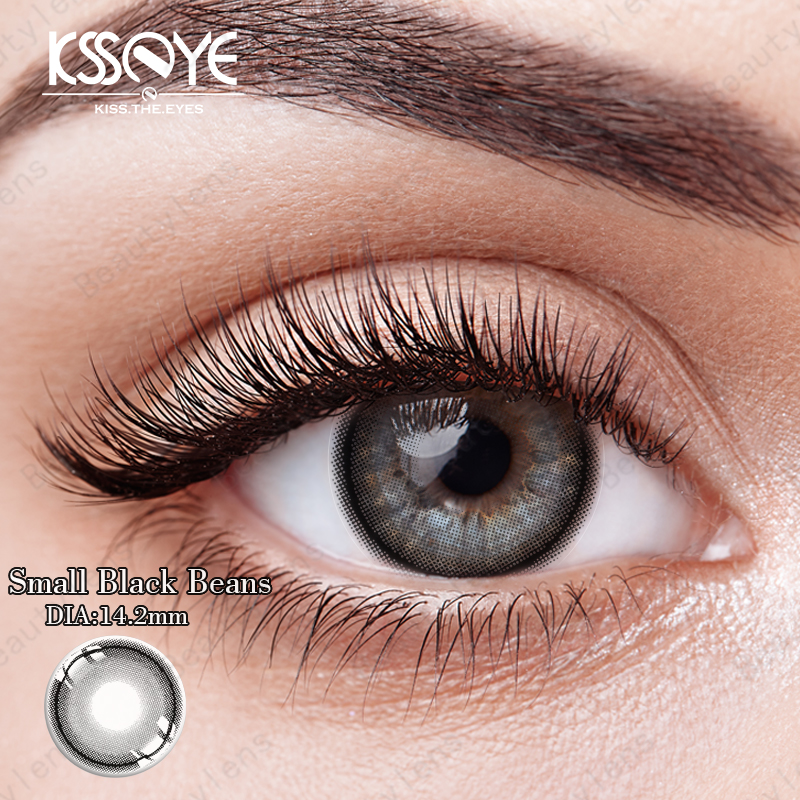 Natural Color hazel Himalaya Brown Colored Contacts 1 Year For Big Eye