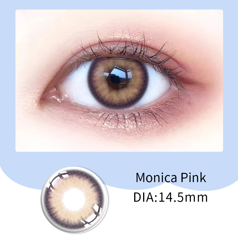 14.2mm Tinted Contact Lenses Non Prescription Hazel Black Eyes Lens