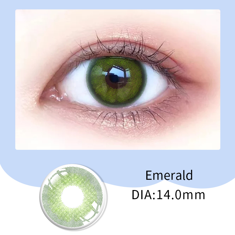 OEM Natural Green Contact Lens Fancy Looking Eye Contact Lenses