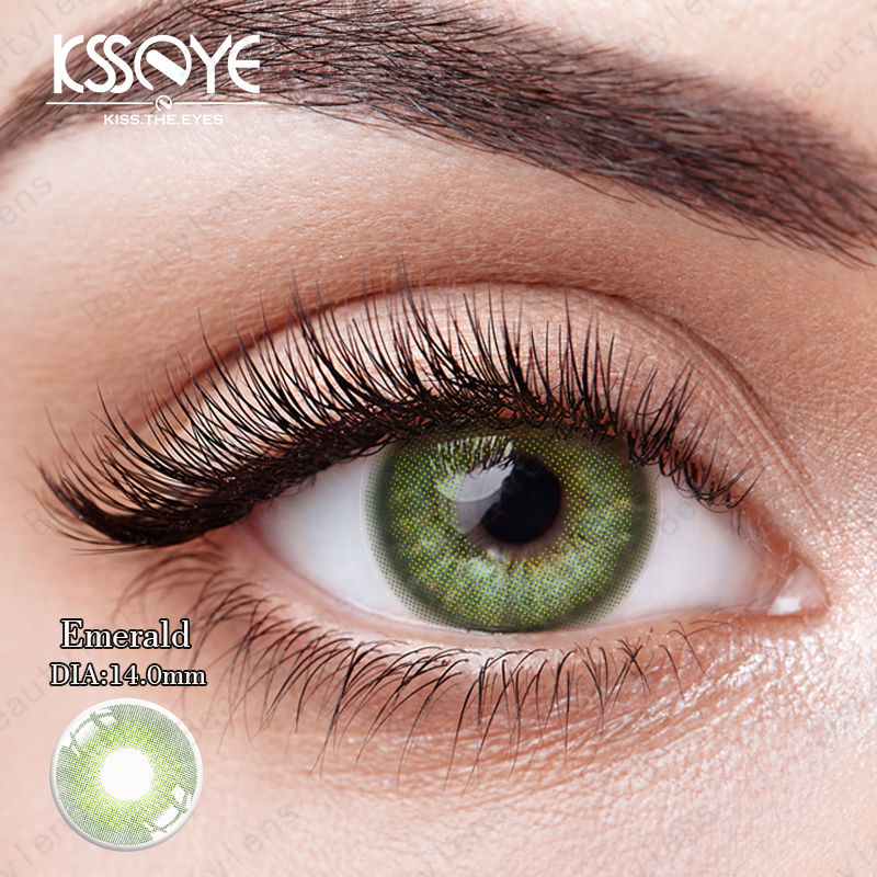 OEM Natural Green Contact Lens Fancy Looking Eye Contact Lenses