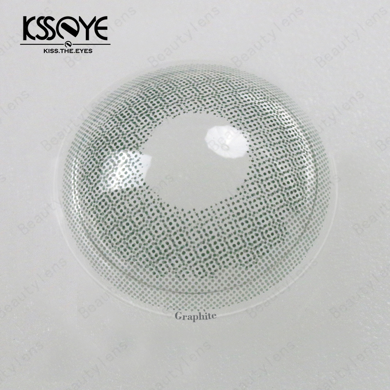 OEM Natural Grey Contacts Eye Lens Yearly Colored Cosmetic Contact Lenses