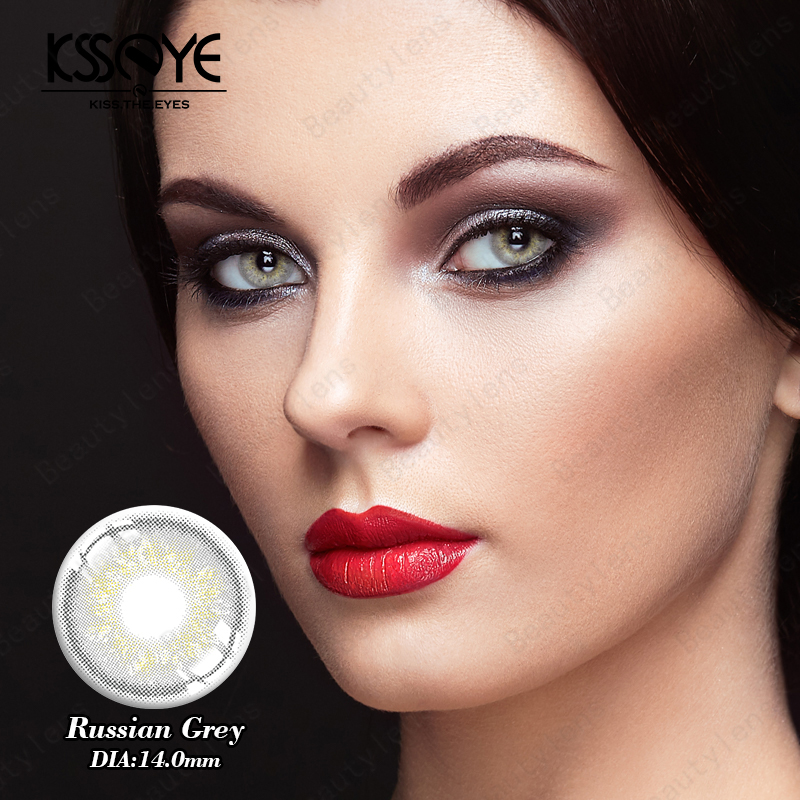 KSSEYE Natural Dark Circle Eye Natural Contacts Lens 14.0mm
