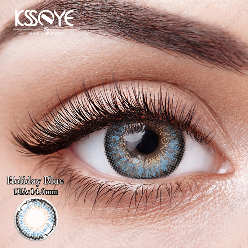 Hidrocor Marine Prescription Colored Cosmetic Contact Blue Eye Contact Lenses