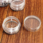 KSSEYE Clear plastic Contact Lens Storage Box holder 12 Cells