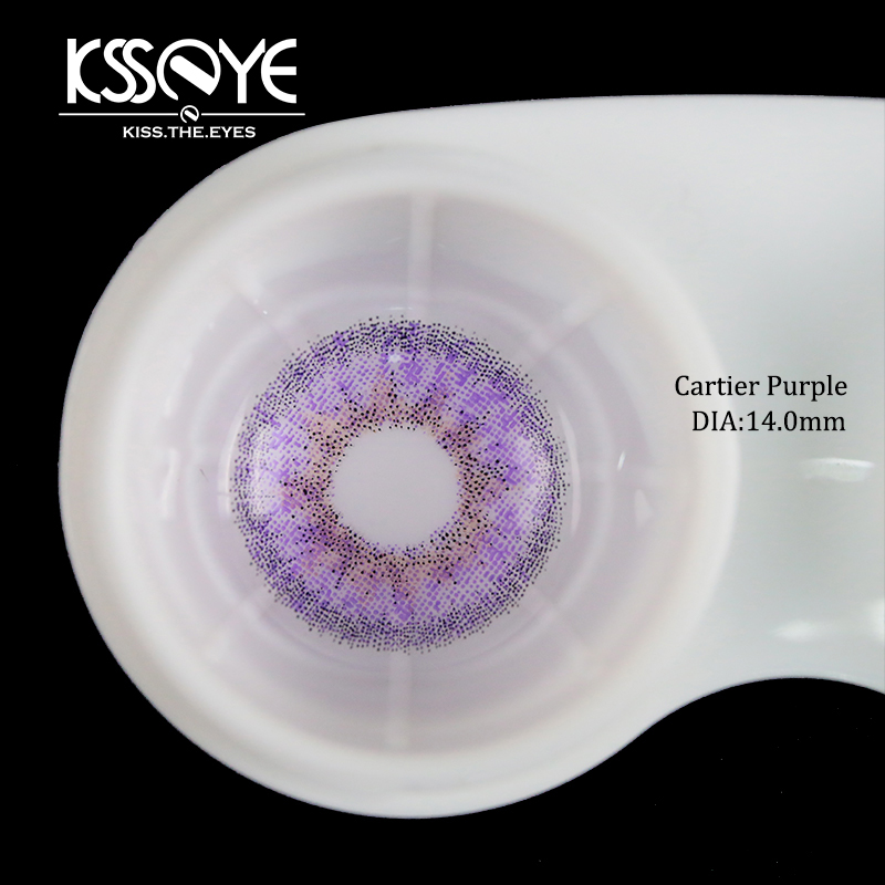 High Quality Purple Color Contact Lenses Big Eye Make Up OEM Order Online