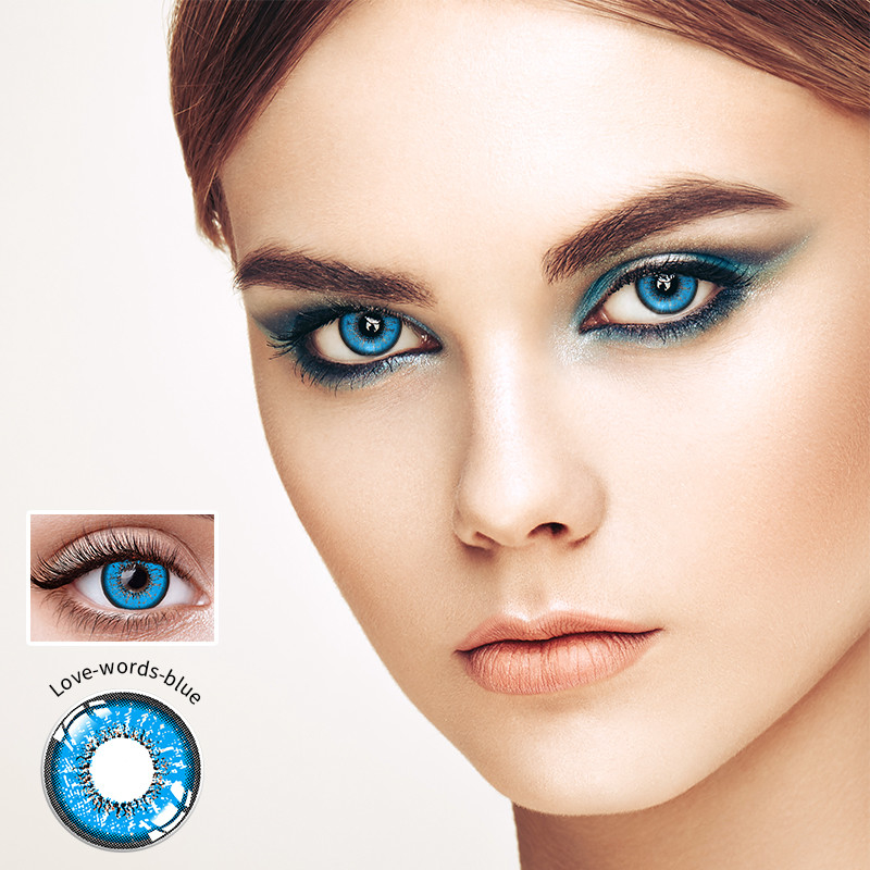 Cosmetic Blue Contact Lenses For Eye Popular Lense Eye Color Cosplay Colors