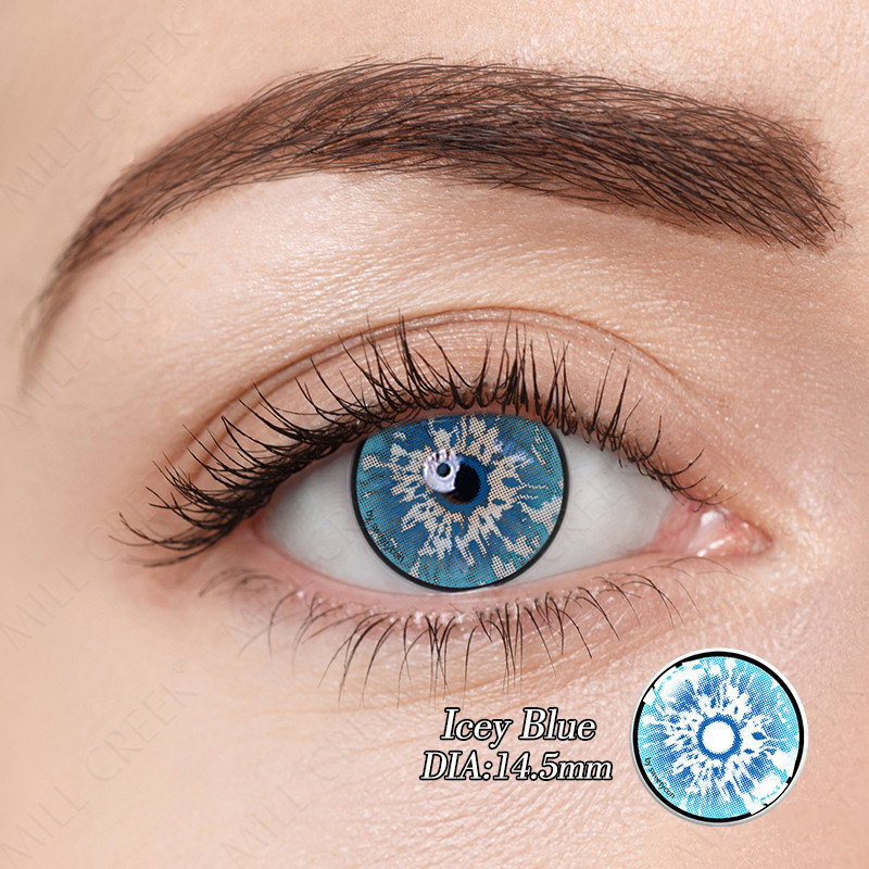 OEM Blue Monster Eye Cosplay Contact Lens Halloween Crazy Contact Lens