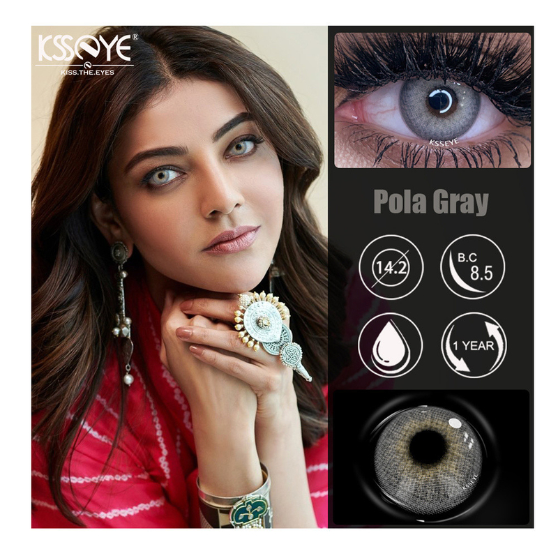 KSSEYE Yearly Color Eye Lenses Soft Circle Cosmetic Contacts 14.20mm