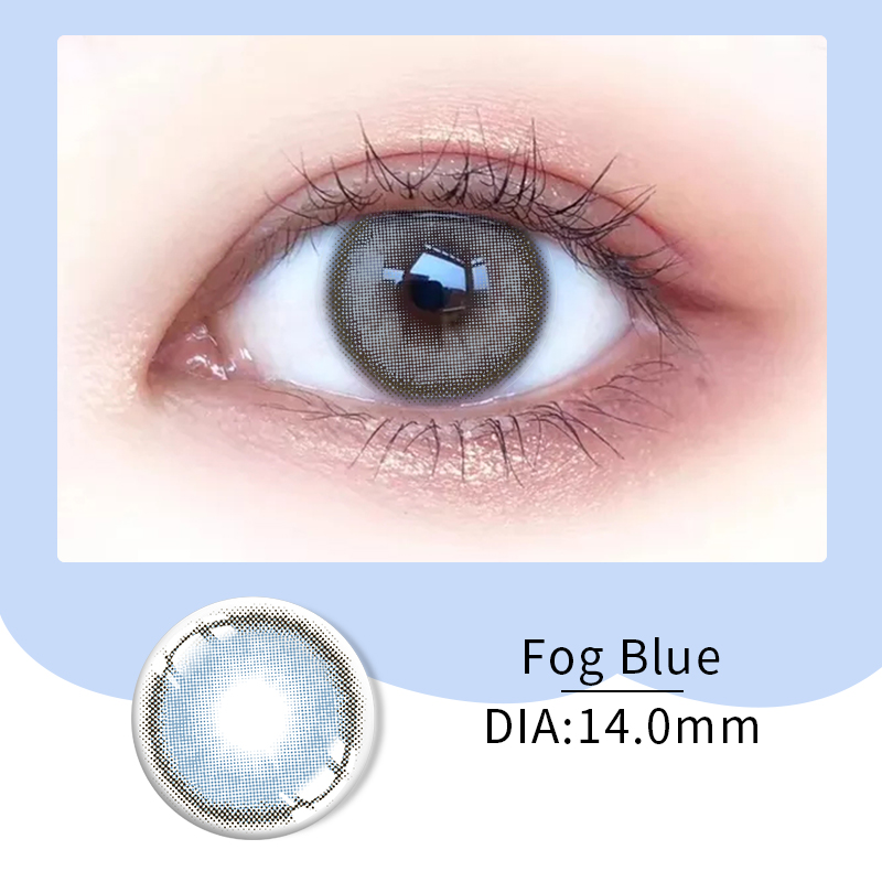 Eco Soft Honey Light Brown Colored Contacts Lenses ISO13485 14.0mm