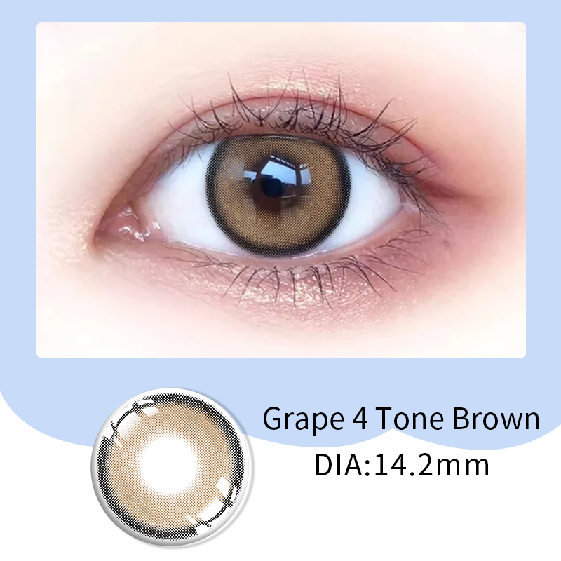 Color Changing Prescribed Colored Contacts Brown Eye Lens 8.5mm