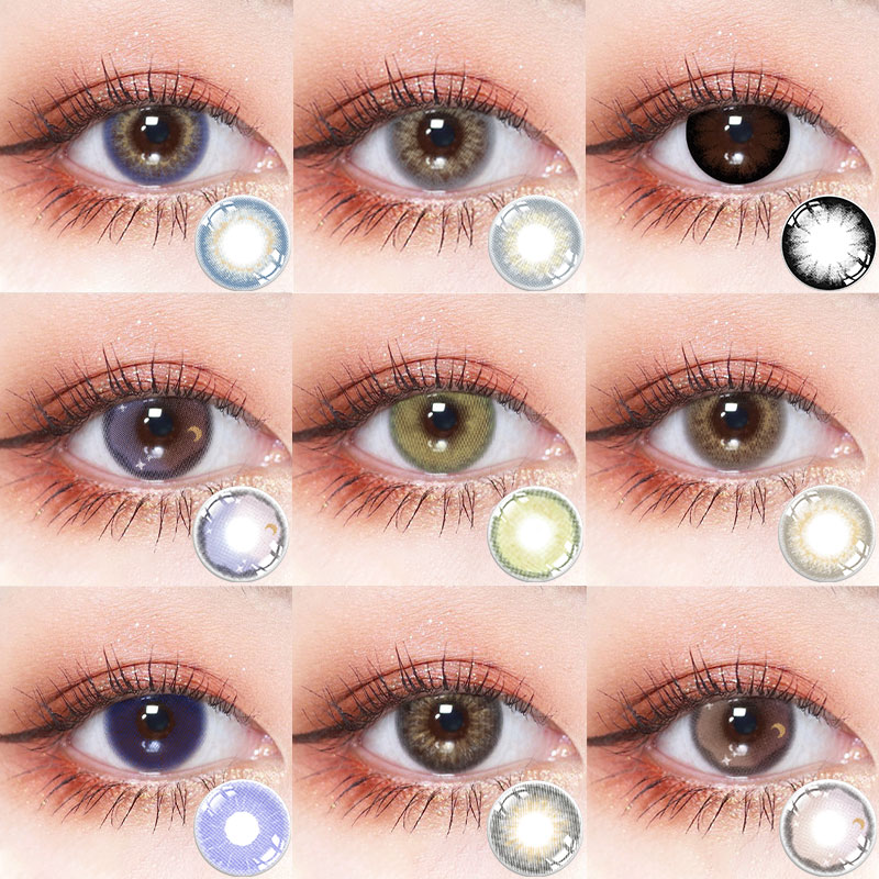 Big Eye Brown Soft Colored Contacts Lens For Cosmetic Make Up
