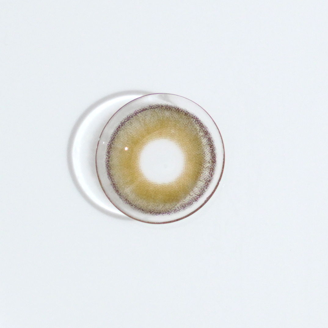 Eye Cosmetic Yearly Gray Contact Lens Colour 8.5mm Zero Power