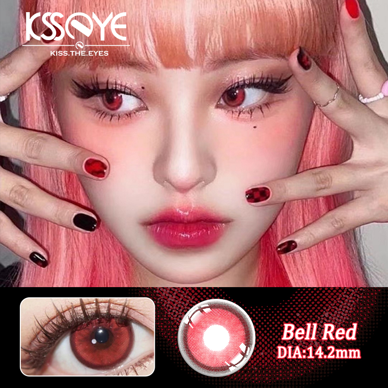 Safe Circle Costume Colored Cosplay Contact Lens Green Blue Pink 14.5mm