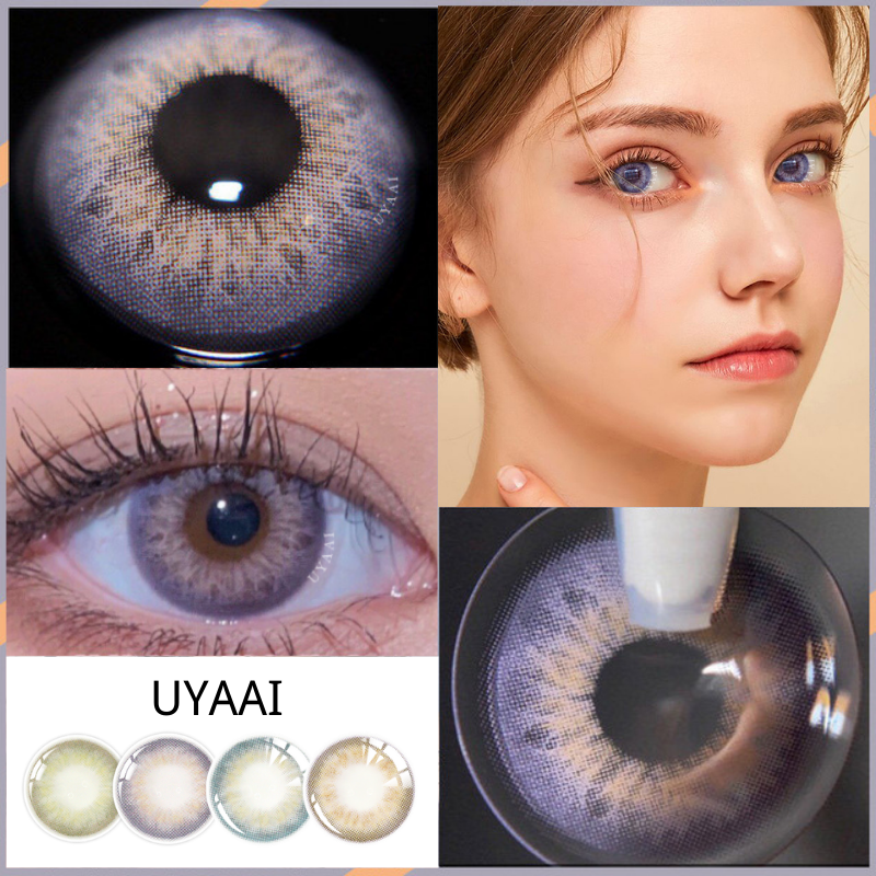 Wholesale Contact lesnes Urban lenses HEMA soft glitter contact lenses mixed color contact lenses